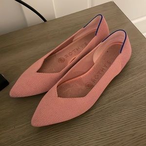 Rothy’s pink flats